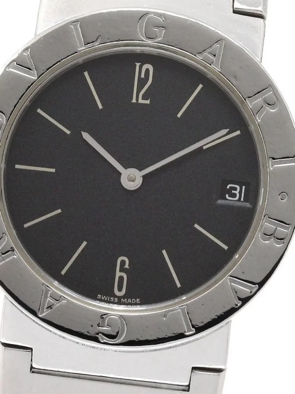 BVLGARI BVLGARIBVLGARI BB30SSD Date black Dial Quartz Boy's Watch